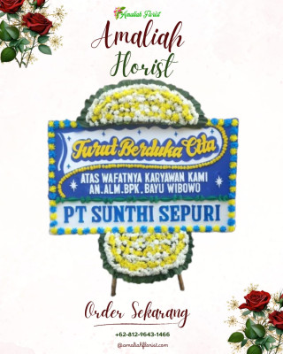Papan Bunga Duka di Kuningan Timur