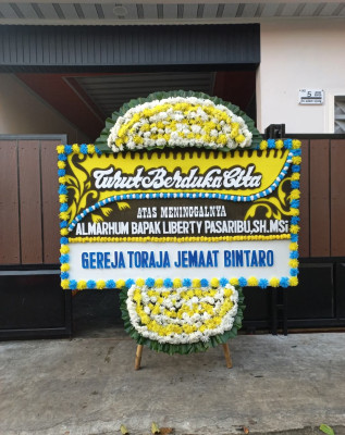 Papan Bunga Duka di Kuningan Timur