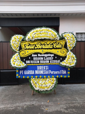 Papan Bunga Duka di Kuningan Timur